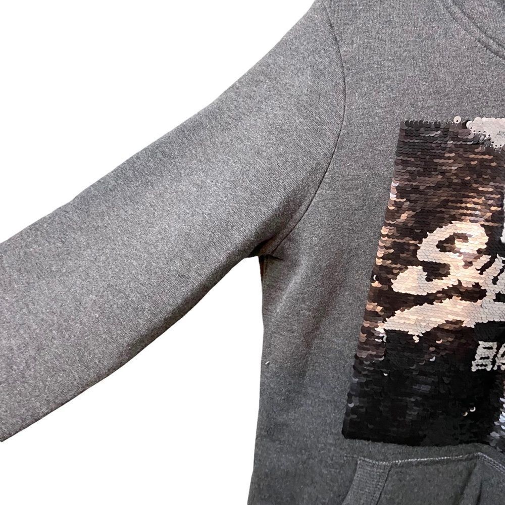 Super Dry Premium Sequin Entry Jacket Hoodie Gray… - image 6
